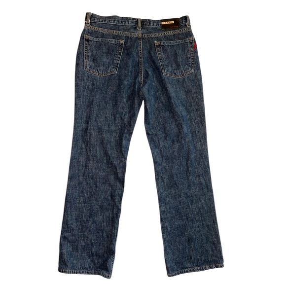Prada Men's Bootcut Jeans - Dark Blue - Picture 2 of 10